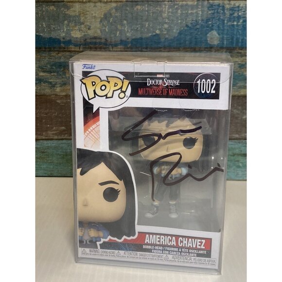 SAM RAIMI Signed Funko POP Doctor Strange Multiverse Madness America Chavez COA - Picture 1 of 6